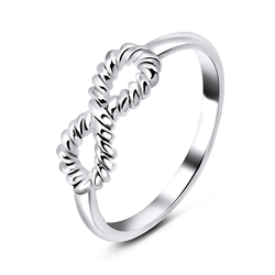 Twist Infinity Silver Ring NSR-415